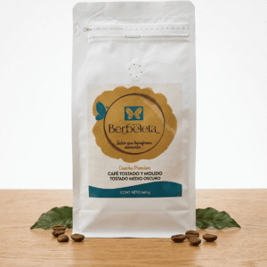 Café tostado y molido medio oscuro