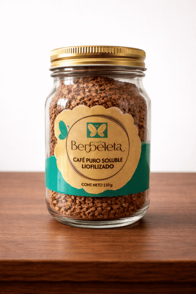 CAFÉ PURO SOLUBLE LIOFILIZADO