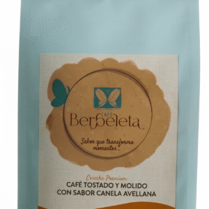 CAFÉ TOSTADO Y MOLIDO, CON SABOR CANELA AVELLANA
