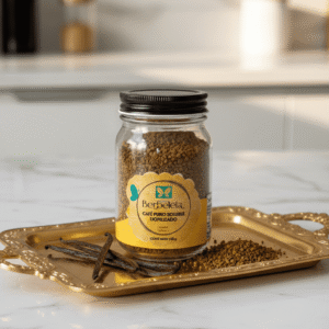 CAFÉ PURO SOLUBLE LIOFILIZADO, SABOR VAINILLA